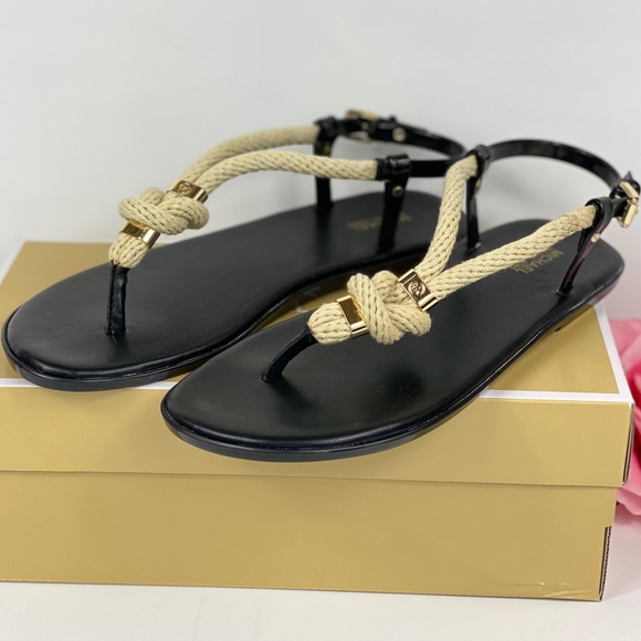 ❤️Michael Kors Holly Jelly Sandals Rope Bl… - Picture 1 of 11